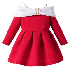 Vestito Bambina Maniche Lunghe