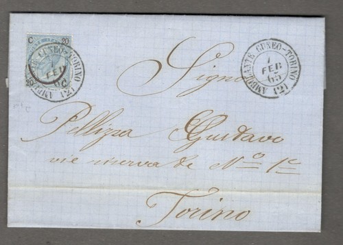 1865 italia interessante busta - italia-interessante,