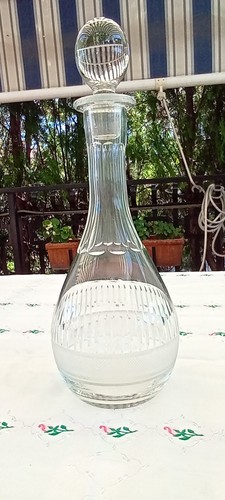 Antica bottiglia cristallo - antica,