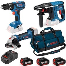 KIT ELETTROUTENSILI A BATTERIA BOSCH 18V 0 615 990 M0U