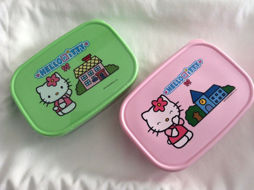 Hello kitty lunch containers - kitty, lunch/containers