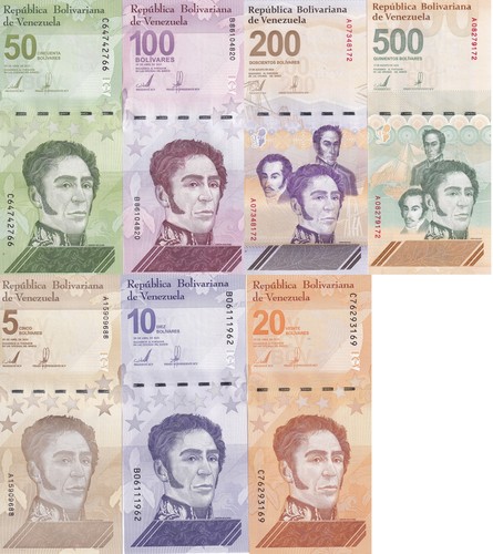 Venezuela set unc - venezuela,