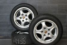 Originale Porsche 911 993 Cerchi IN Lega 16 Pollici Pneumatici 205 55 225 50 r16