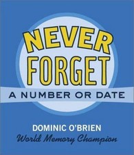 Never Forget a Number or Date by O'Brien, Dominic