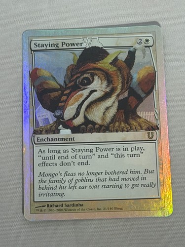 Mtg foil staying power - mtg,