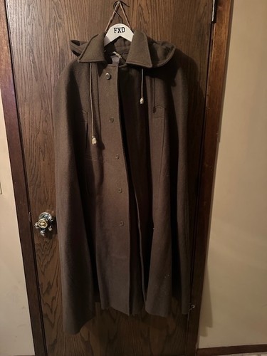 Cappotto mantello lana con