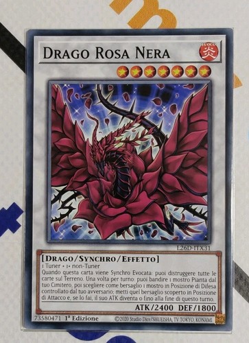 Drago rosa nera black - drago,