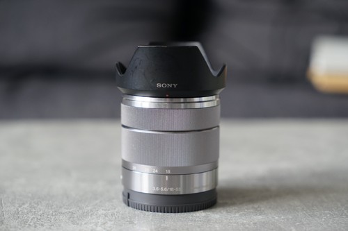 Sony alpha obiettivo sel1855 - obiettivo,