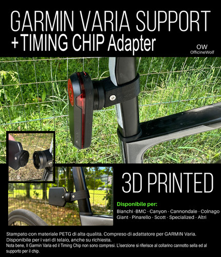 Supporto garmin varia chip - varia, +