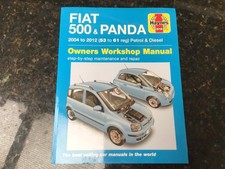 FIAT 500 e PANDA Modelli Benzina e Diesel dal 04 al 12 MANUALE RIPARAZIONE SERVIZIO BY HAYNES
