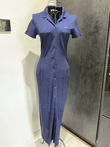 Maxi abito polo lacoste - maxi,