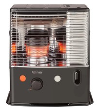 STUFA A COMBUSTIBILE LIQUIDO QLIMA "R 4224 S-TC-2" NERO 2,4 KW
