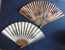 2 Grandi Ventagli 19° Un Spagnolo Corrida Per Età Moderna E Un Altro