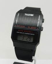English Talking Retro Watch