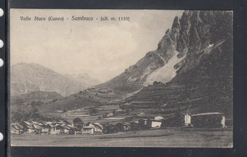 Cartolina valle stura sambuco - valle,