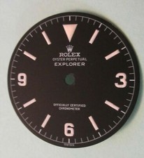 ~ Rolex Vintage #6610 EXPLORER Nero Opaco Quadrante Riparato ~