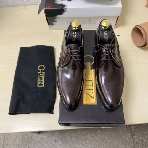 Zilli derby scarpe uomo uk5 - derby,