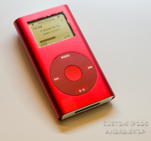 Ipod mini rosso mod - ipod,