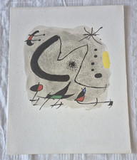 F338/12_ RIPRODUZIONE FOTOLITOGRAFICA DI JOAN MIRO' Bolaffiarte