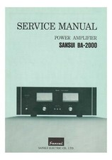 Manuale Di Servizio Per SANSUI