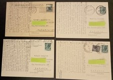 Lot postcards travelled - no.4,