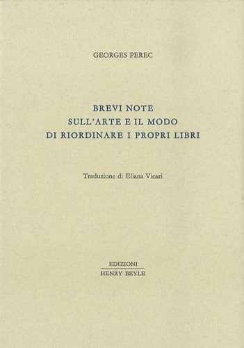 Perec brevi note sull - perec,brevi, sull'arte