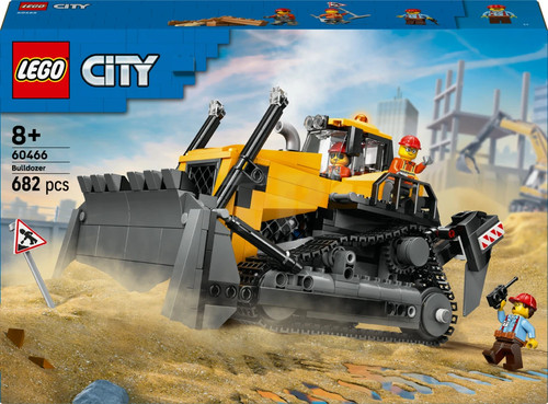 Lego city bulldozer - city, giallo