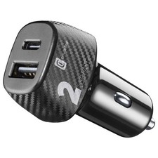 CELLULAR LINE Carica Batteria 12/24V USB + USB-C 32W