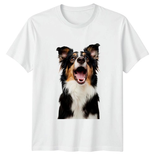 Shirt grafica cane felice - grafica,