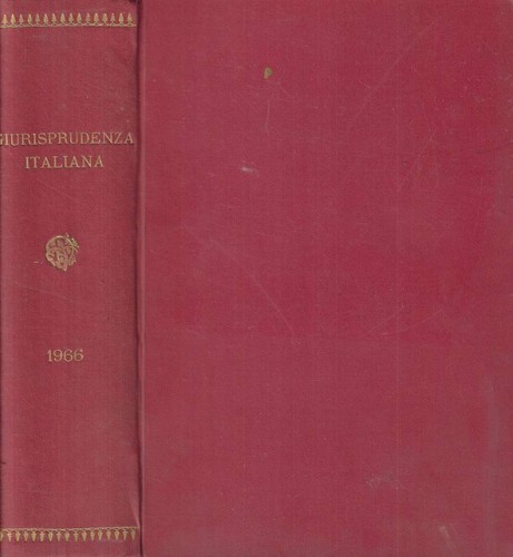 Giurisprudenza italiana vol