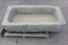 VASCA IN PIETRA granito120x60  H30 N. 7G  da giardino lavandino fioriera