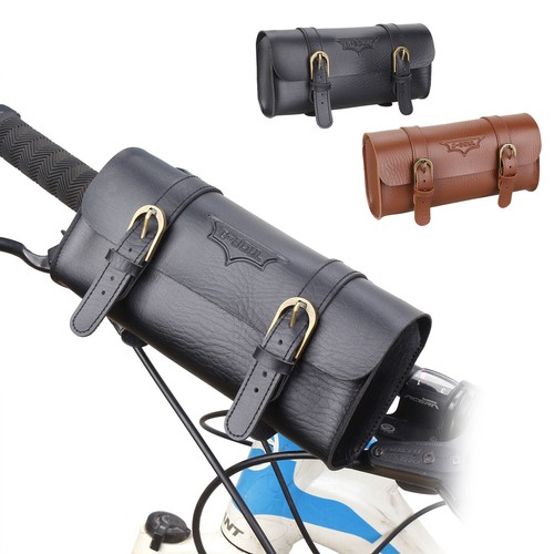 Borsa bici retrò pelle - retrò, in