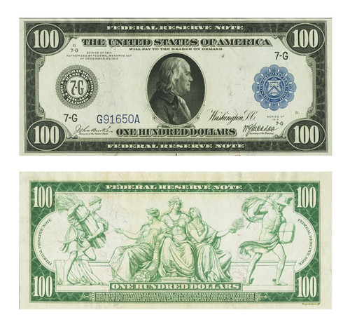 Banconota 100 dollari federal - banconota,