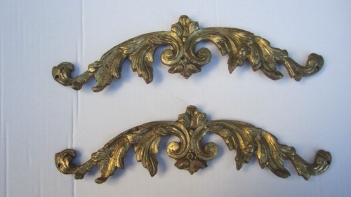 Antica coppia fregi ottone - antica,