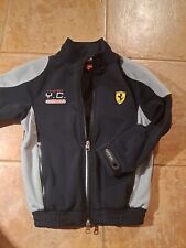 Giubbotto Blu Scuro/ Grigio Chiaro Autunno/Primavera Bimbo 5/6 Anni Ferrari