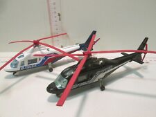 MAJORETTE   COPPIA ELICOTTERI GRANDI  MADE IN FRANCE - THAILAND 