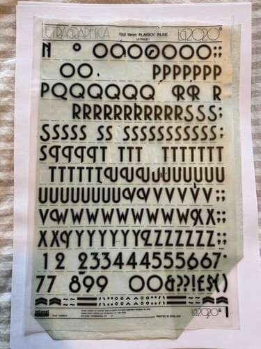 Letraset letragrafica - letraset,