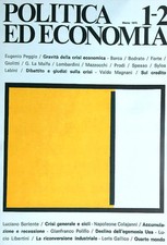 POLITICA ED  ECONOMIA 1/ 2 - 1975 AA.VV. CESPE 1975  BROSSURA