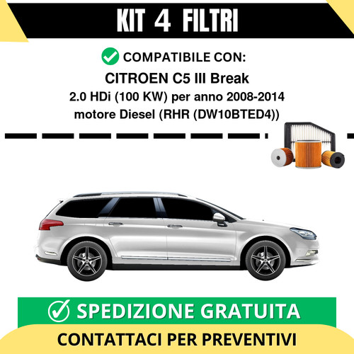 Kit filtri tagliando per - kit,