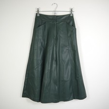 Gonna Zara ecopelle verde