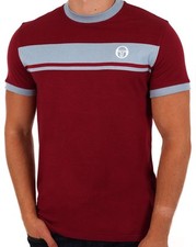 T-shirt Sergio Tacchini Masters Claret/cielo