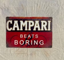 Insegna in metallo, Campari