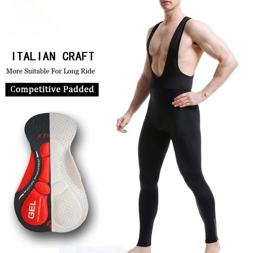 Pantaloni ciclismo salopette