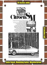 Metal Sign - 1971 Citroen SM -
