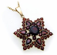 Pendente Con Granato In Oro