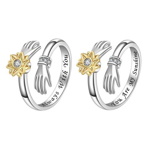 Anello donna girevole girasole - anello,