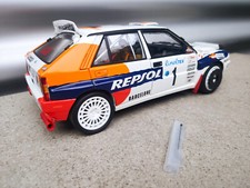 1:18 Kyosho Lancia Delta HF Integrale Montecarlo 1993 Sainz Repsol 08343C NUOVO