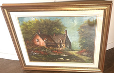 Quadro dipinto olio tavola - olio,