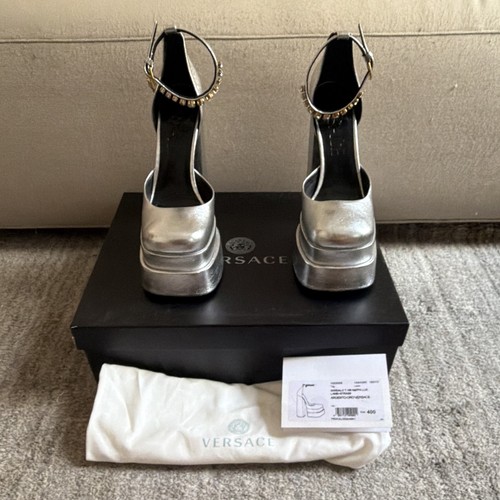 Versace decolte tacco blocco - versace,