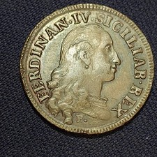 NAPOLI 1 GRANO 12 CAVALLI FERDINANDO IV 1790